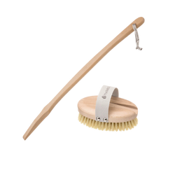 Hydrea Dry Skin Body Brush with Cactus Bristles