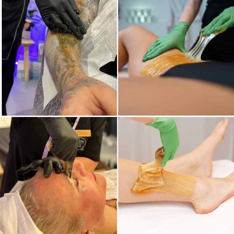 Brazilian, Manzilian (Brozilian), face and tattoo sugaring hair removal