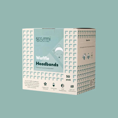 Scrummi® Head Bands WHITE 10 x 70cm - Pack of 50 pcs Förbrukning Scrummi 