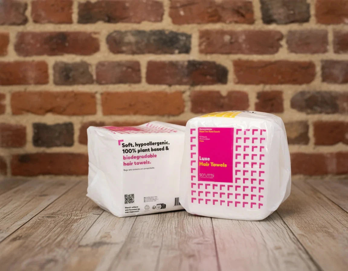 Scrummi® Original Waffle Towel LUXE WHITE 80x40cm. 50/400/600count Förbrukning Scrummi 