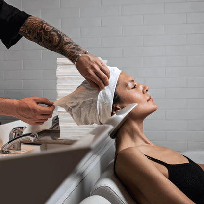 Scrummi® Original Waffle Towel LUXE WHITE 80x40cm. 50/400/600count Förbrukning Scrummi 