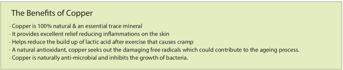 Exfoliating Mitt Linnen with Copper Retail Hydrea London 