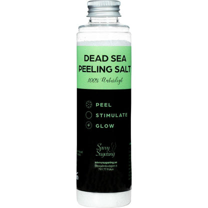 Premium Dead Sea Peeling Salt 150ml Hudvård Savvy Sugaring 