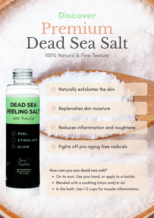 Premium Dead Sea Salt | Print-at-home Marketing Savvy Sugaring 