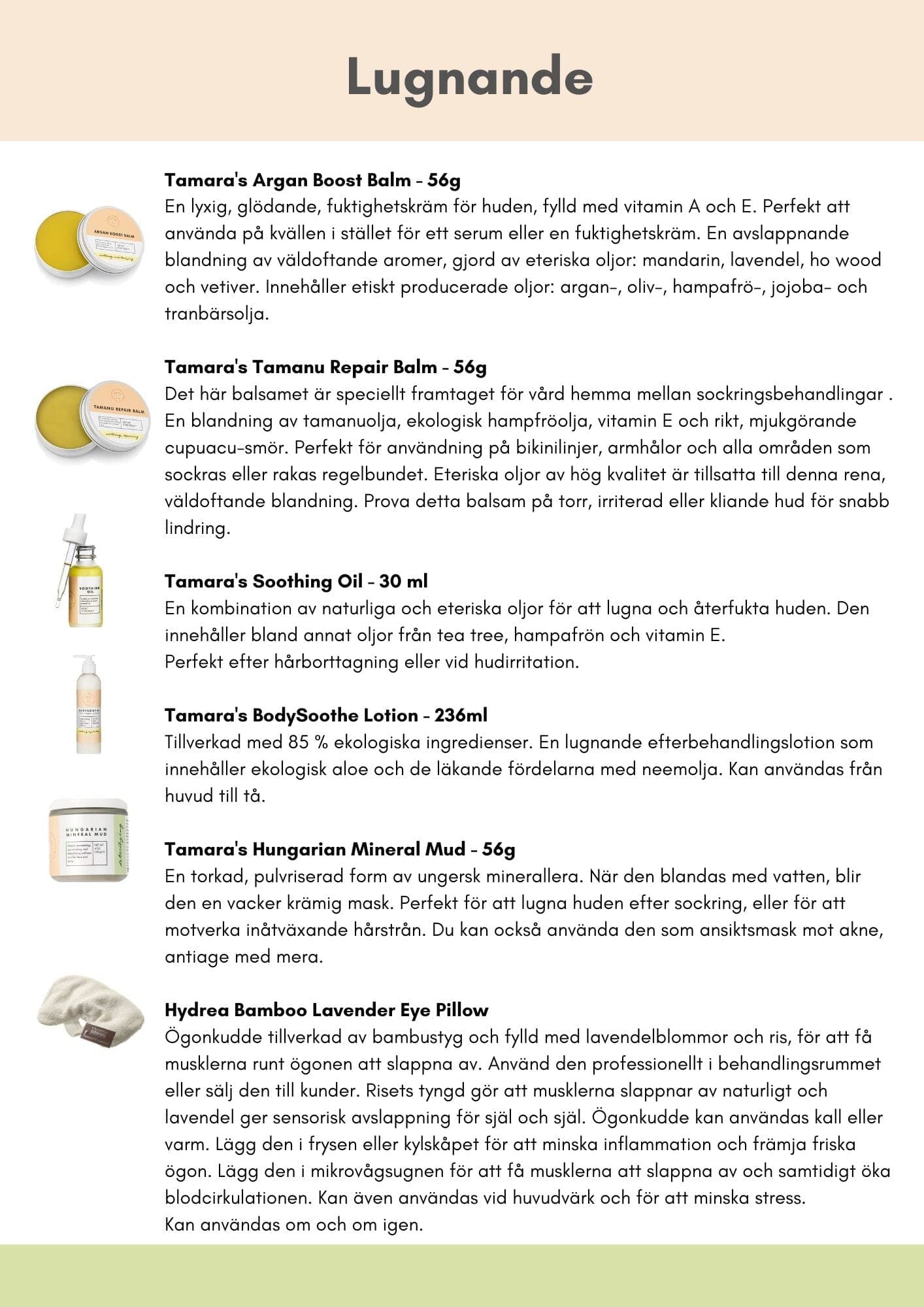 Retail Soothing Products | Print-at-home Marketing Savvy Sugaring 