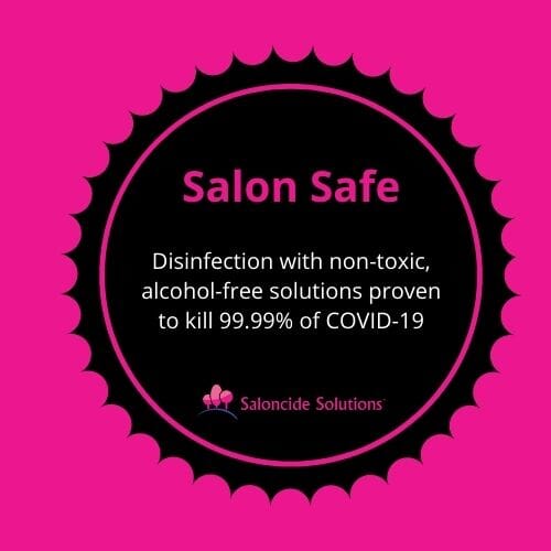 Saloncide Anti-Microbial Disinfectant Surface & Equipment Spray - 100 ml Förbrukning Saloncide 