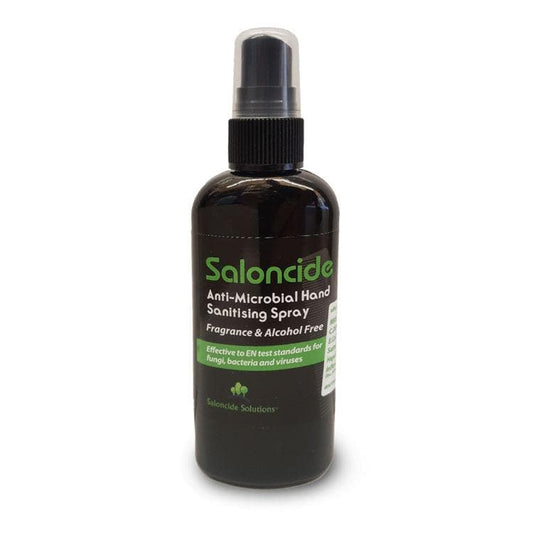 Saloncide Anti-Microbial Hand Sanitiser Atomiser - 100 ml Förbrukning Saloncide 