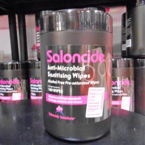 Saloncide desinfektionsdukar - 160 st Förbrukning Saloncide 